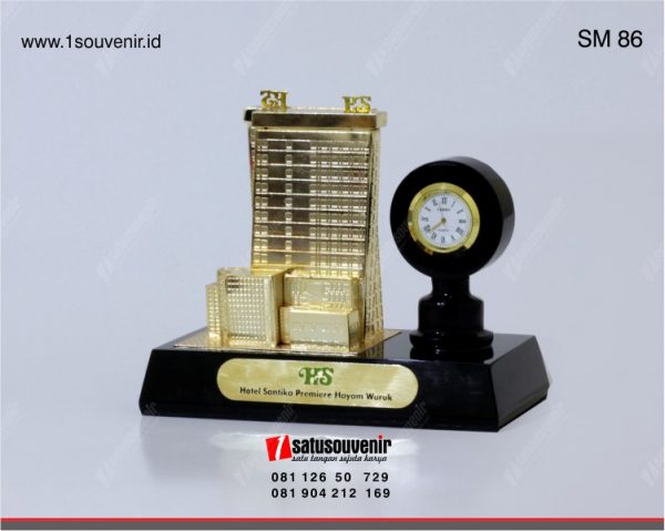 Souvenir Miniatur Gedung Hotel Santika Premier Hayam Wuruk